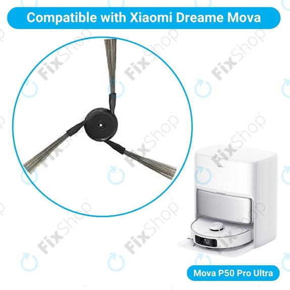 Spazzola laterale, 2 pz. per Xiaomi Mova P50 Pro Ultra
