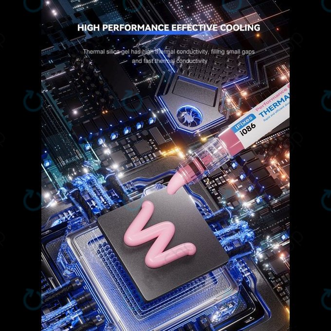 Composto termico Pink Performance i506, pasta termica per telefono e tablet, 50g, iFixes