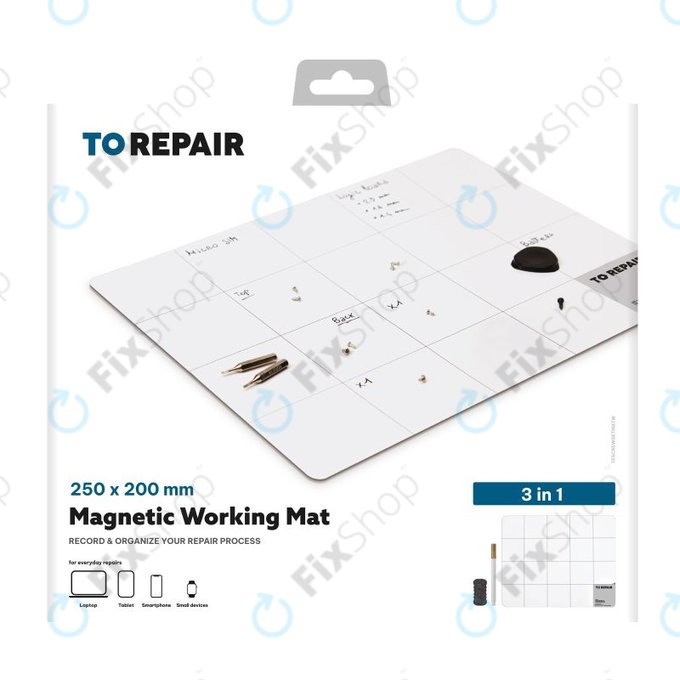 Tappetino magnetico per viti e piccole parti 3in1, SBS