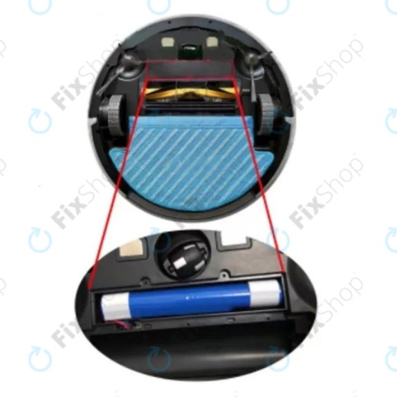 Batteria per Xiaomi Mi Robot Vacuum Mop Pro (P), 2 (Mijia 2C), Viomi V2 Pro, Proscenic LDS M7, STYJ02YM, MH1-4S1P-SC, Li-Ion, 3400mAh, 14.8V