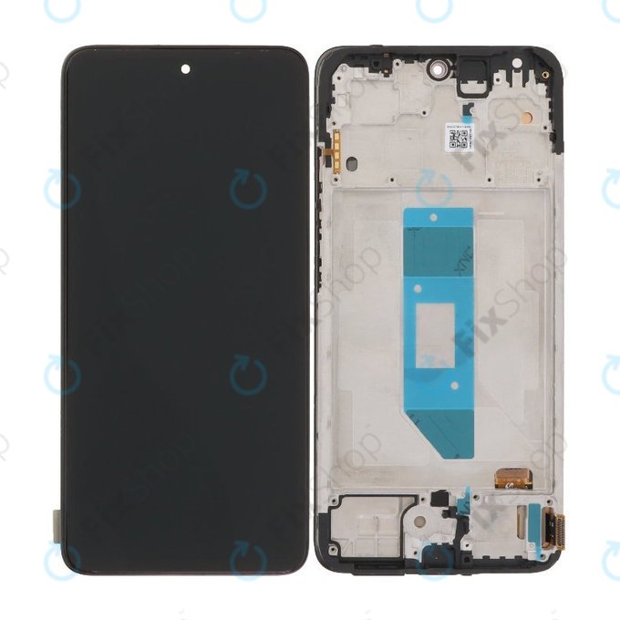 Schermo OLED per Xiaomi Redmi Note 14 4G, Black, Vetro touch con cornice