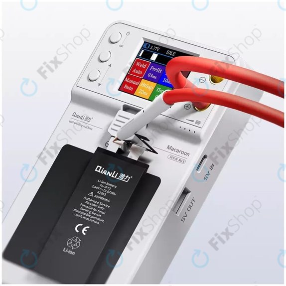 Set microsaldatore a punti per riparazione flex batteria per iPhone 11 - 14 Pro Max, QianLi Macaron Max