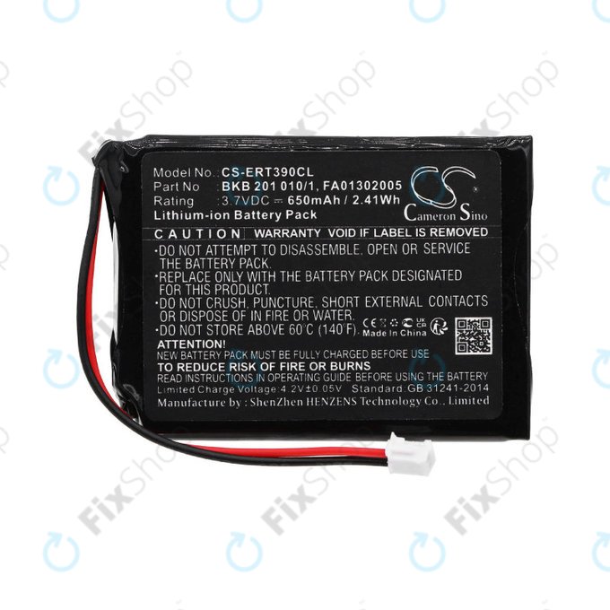 Batteria per Ascom, Avaya, Ericsson, Telstra, FA01302005, Li-Ion, 650mAh, 3.7V, HQ