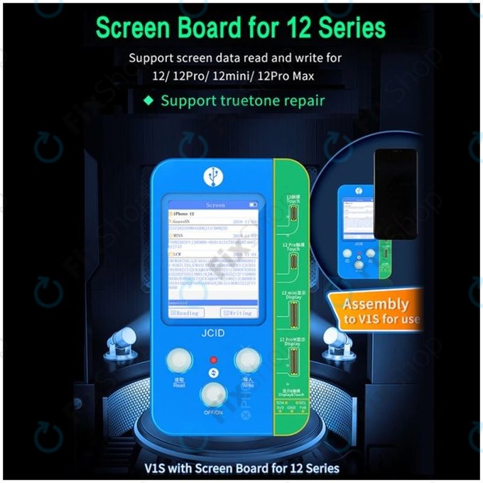 Scheda LCD per iPhone 12, 12 Mini, 12 Pro, 12 Pro Max, JC V1S, V1SE