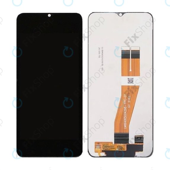 Schermo per Samsung A03s A037G, Vetro touch senza cornice, EU