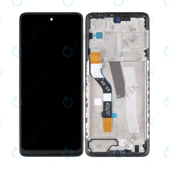 Schermo per Motorola Moto G51 XT2171, Black, Vetro touch con cornice