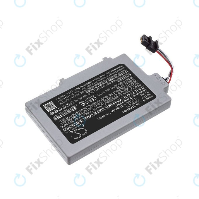 Batteria per Nintendo Wii U GamePad, WUP-001, Li-Ion, 3200mAh, 3.7V, HQ