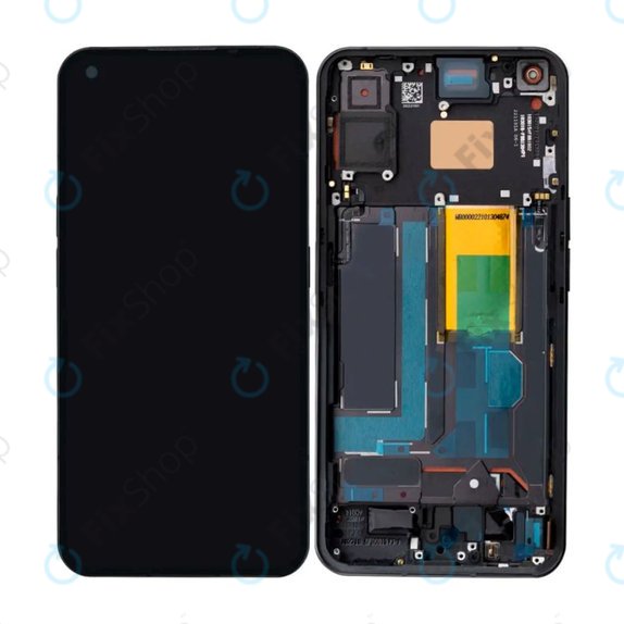 Schermo OLED per Nothing Phone (1), Black, Vetro touch con cornice