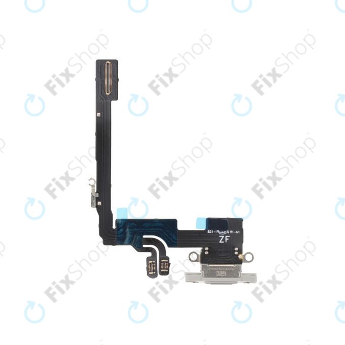 Connettore di ricarica con Cavo flex per iPhone 16 Pro, White Titanium