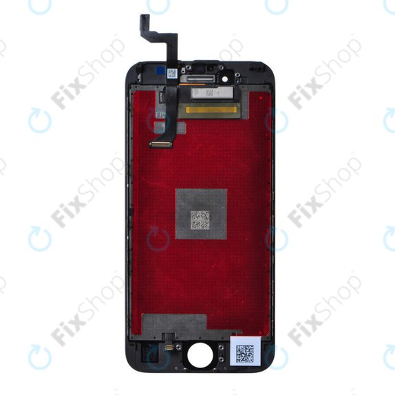 Schermo per iPhone 6S, Black, Vetro touch con cornice
