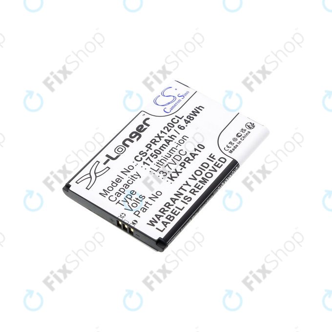 Batteria per Panasonic KX-PRX110, 120, 150, KX-PRA10, Li-Ion, 1750mAh, 3.7V, HQ