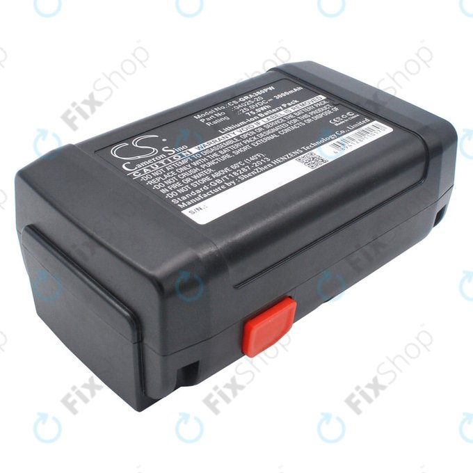 Batteria per Gardena 380 Li, 8838, 04025-20, Li-Ion, 3000mAh, 25V, HQ