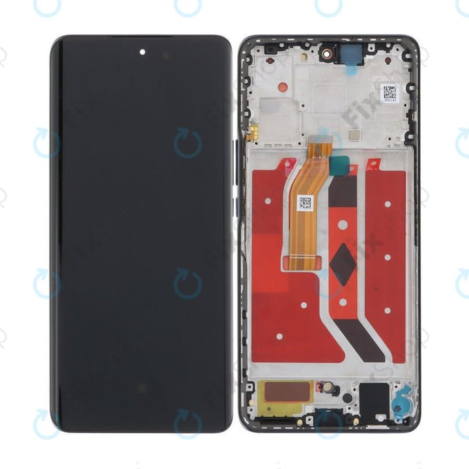 Schermo OLED per Honor Magic6 Lite, Midnight Black, Vetro touch con cornice