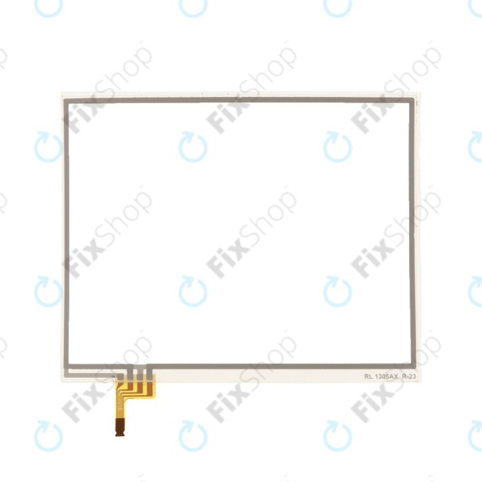 Vetro touch inferiore con adesivo per Nintendo DSi XL e Nintendo DSi LL