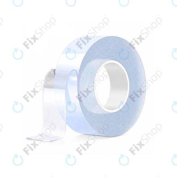 Nastro biadesivo impermeabile, 20mm x 5m x 2mm, trasparente