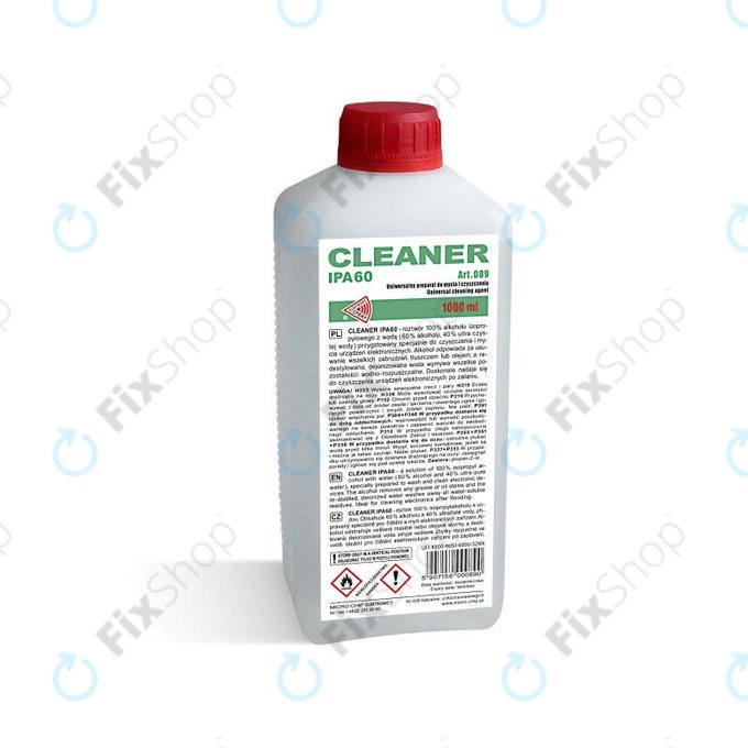 Alcool isopropilico 60%, 1000 ml, Cleanser IPA