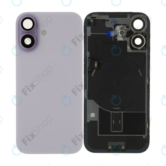 Vetro scocca posteriore per iPhone 17, Lavender, Pulled A