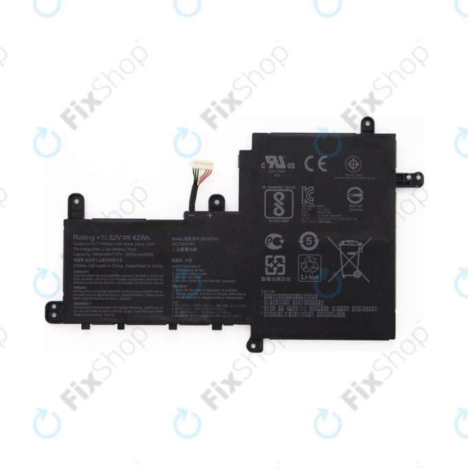 Batteria per Asus VivoBook S15 S530FN, B31N1729, 3653mAh