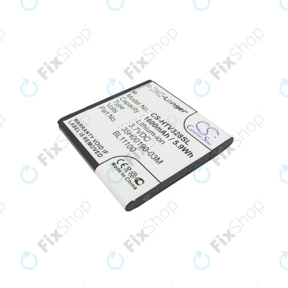 Batteria per HTC Desire X, Desire V, 35H00190-03M, Li-Ion, 3.7V, 1600mAh, HQ