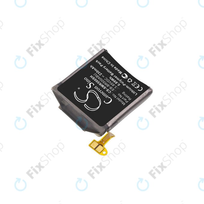 Batteria per Samsung Galaxy Watch Active R500, 230mAh, Li-Pol, 3.85 V, EB-BR500ABU, HQ