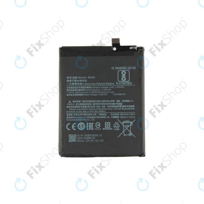Batteria per Xiaomi Mi Mix 3, BM3K, 3200mAh