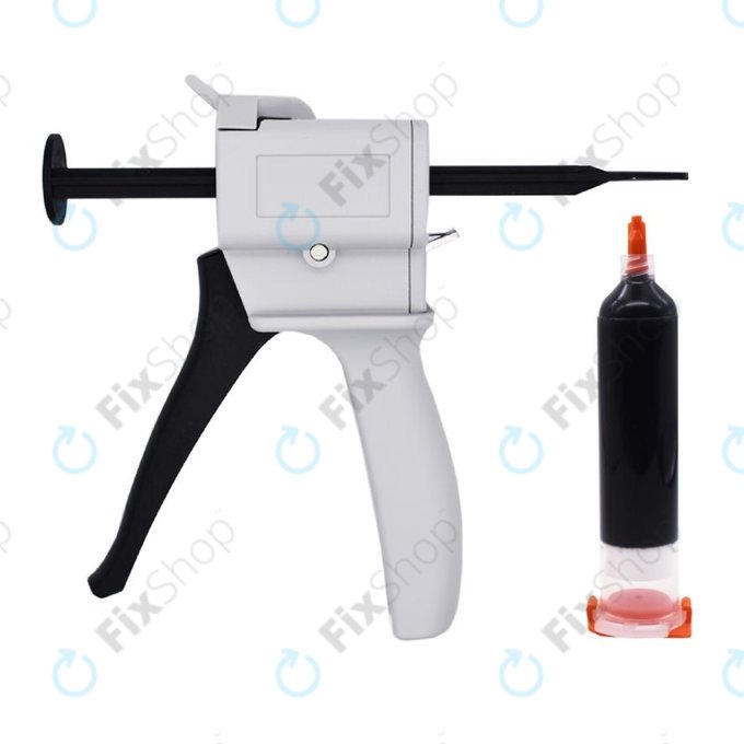 Colla nera per riparazione telefoni con pistola erogatrice, E-Fixit Black-8