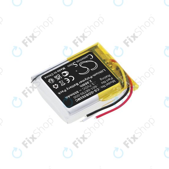 Batteria per GoPro Hero 4 Session, Hero 5 Session, 601-06750-000, Li-Pol, 800mAh, 3.7V, HQ