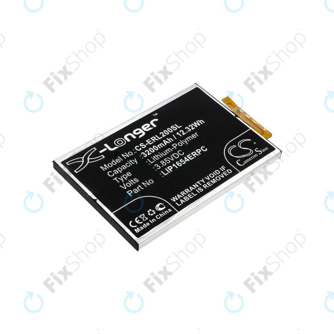 Batteria per Sony Xperia L2, Sony H3311, 3200mAh, Li-Pol, 3.85 V, LIP1654ERPC, HQ