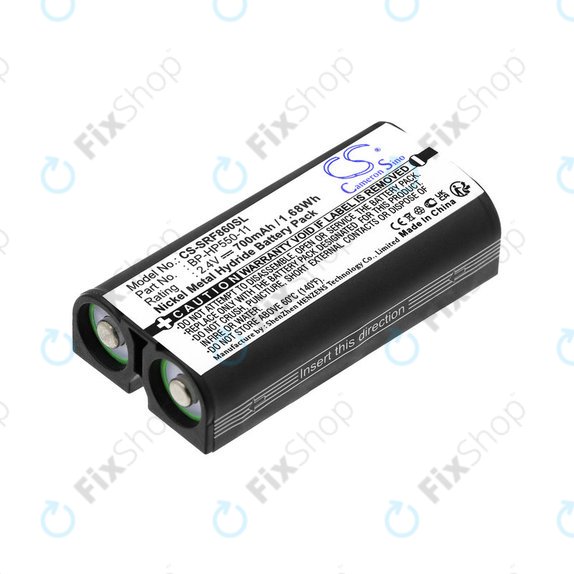 Batteria per Sony MDR, BP-HP550-11, Ni-MH, 2.4V, 700mAh, HQ