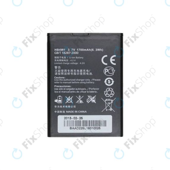 Batteria per Huawei Ascend G510, Y210, Y530, HB4W1, 1700mAh