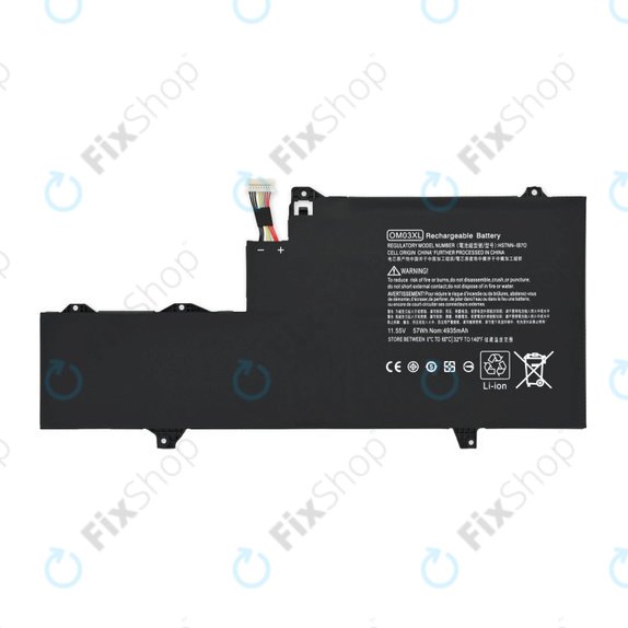 Batteria per HP EliteBook x360 1030 G2, OM03XL, 77052513, 4935mAh, Genuine Service Pack