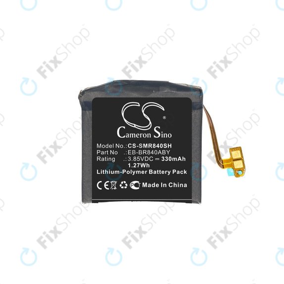Batteria per Samsung Galaxy Watch 3 45mm R840, R845, 330mAh, Li-Pol, 3.85 V, EB-BR840ABY, HQ
