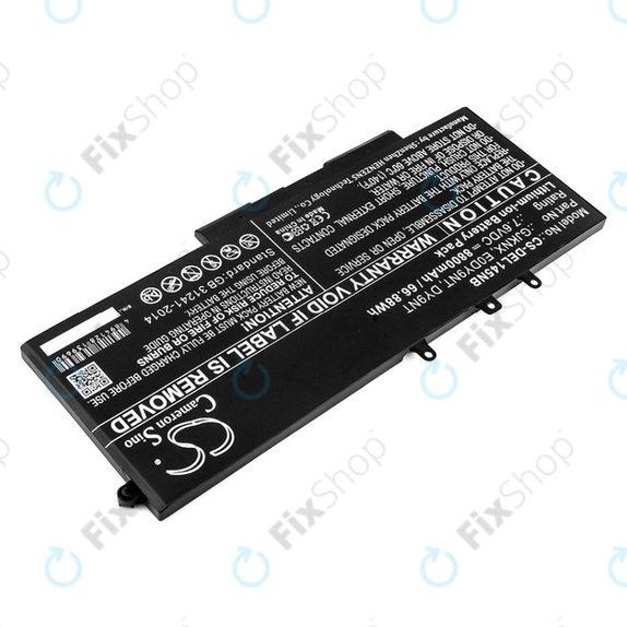 Batteria per Dell Latitude 14 5490, Latitude 14 5491, 00JWGP, Li-Ion, 8800mAh, 7.6V, HQ