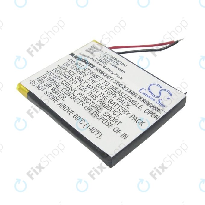 Batteria per GoPro Wifi Remote, YD362937P, Li-Pol, 350mAh, 3.7V, HQ