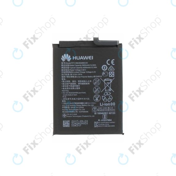 Batteria per Huawei Mate 10 Pro BLA-L29, P20 Pro, Mate 10, View 20, Mate 20, Honor 20 Pro, HB436486ECW, 24022342, 24022827, 4000mAh, Genuine Service Pack