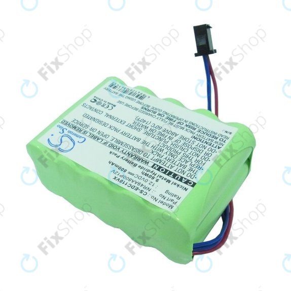 Batteria per Ecovacs Deebot CR-seriess, Ni-MH, 800mAh, NR49AA800P12V 12.0V, HQ