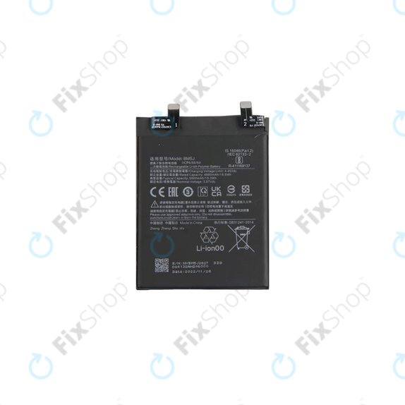 Batteria per Xiaomi 12T, 12T Pro, BM5J, 5000mAh