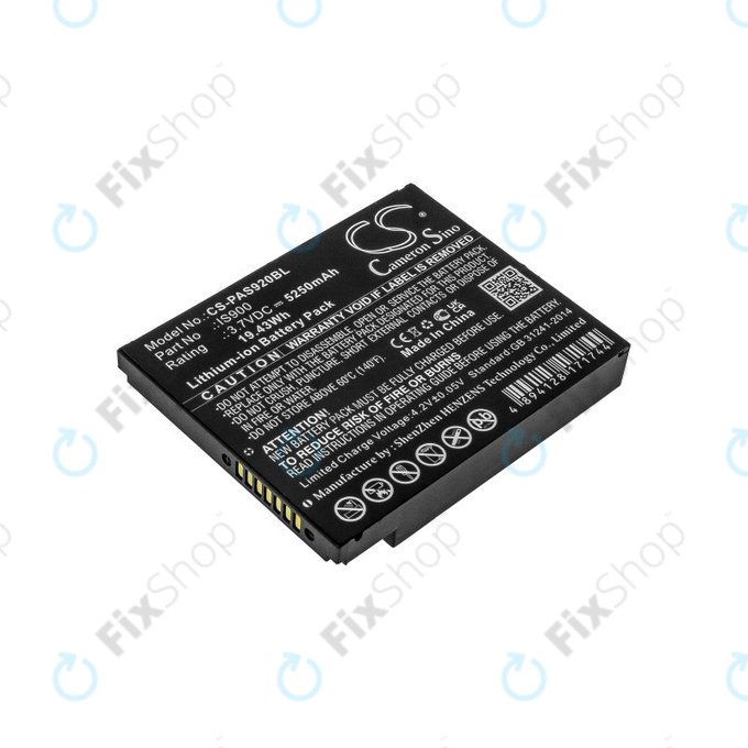 Batteria per Pax A920, A920c, IS900, Li-Ion, 5250mAh, 3.7V, HQ