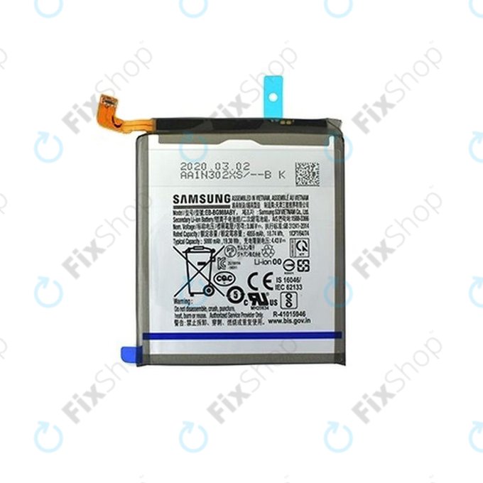 Batteria per Samsung S20 Ultra G988F, EB-BG988ABY, GH82-22272A, 5000mAh, Genuine Service Pack