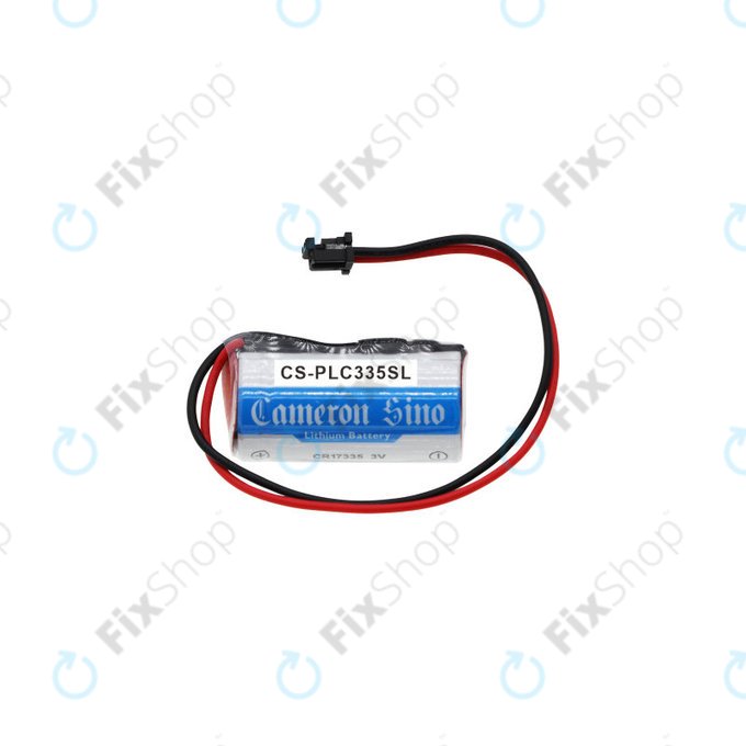 Batteria per Mitsubishi CR17335SE-R, Sanyo GT15-BAT, Li-MnO2, Q6BAT, 1800mAh, 3V, HQ