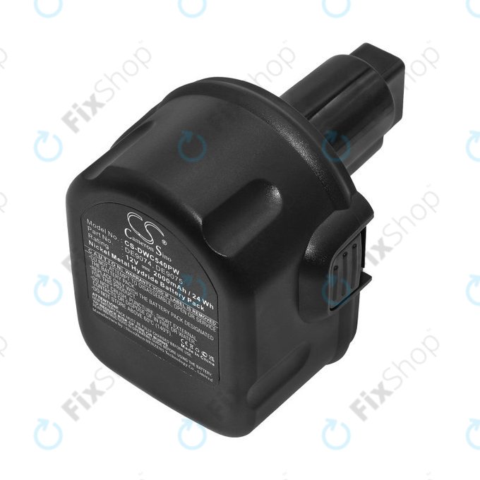Batteria per DeWalt DC, DW, 2000-series, DE9074, DE9075, 152250-27, 397745-01, 2000mAh, HQ