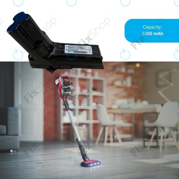 Batteria per Philips SpeedPro Max, SpeedPro Max Aqua, 18650HE2, Li-Ion, 2400mAh, 25.2V