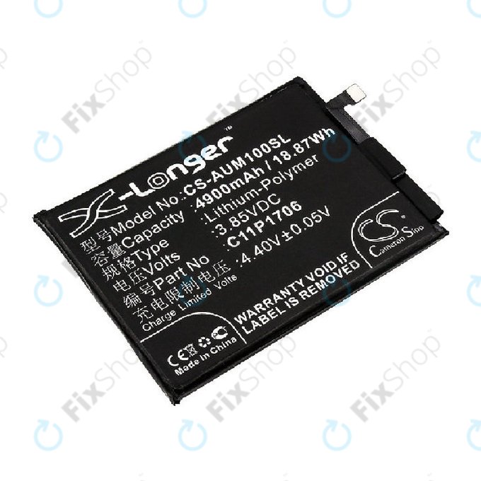 Batteria per Asus Zenfone Max Pro M1 ZB602KL, 0B200-02870200, Li-Pol, 3.85V, 4900mAh, HQ