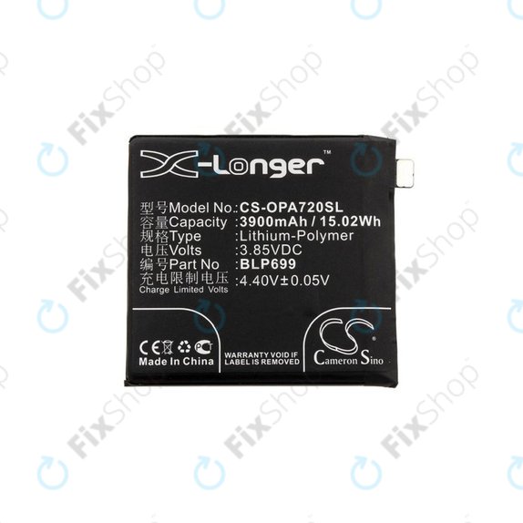 Batteria per OnePlus 7 Pro, BLP699, 3900mAh, HQ