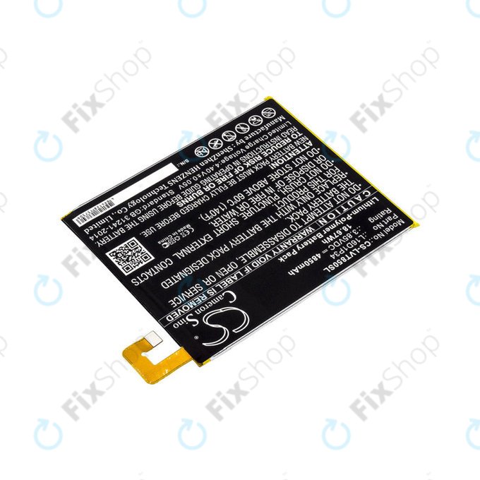 Batteria per Lenovo Tab 4, Lenovo TB850, L16D1P34, Li-Pol, 3.85V, 4850mAh, HQ