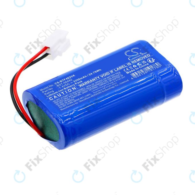 Batteria per Bestway Aquatronix, Kokido Vektro Z200 BST-58482, Li-Ion, 3350mAh, 7.4V, HQ