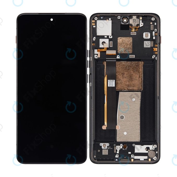 Schermo OLED per Motorola Thinkphone, Carbon Black, Vetro touch con cornice