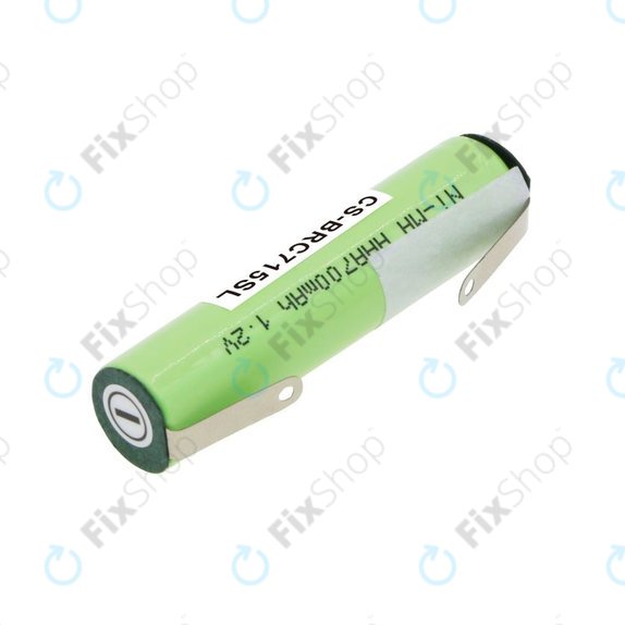 Batteria per Philips Norelco QC5055, Braun FreeControl 1715, 4HGAE-LFU, Ni-MH, 700mAh, 1.2V, HQ