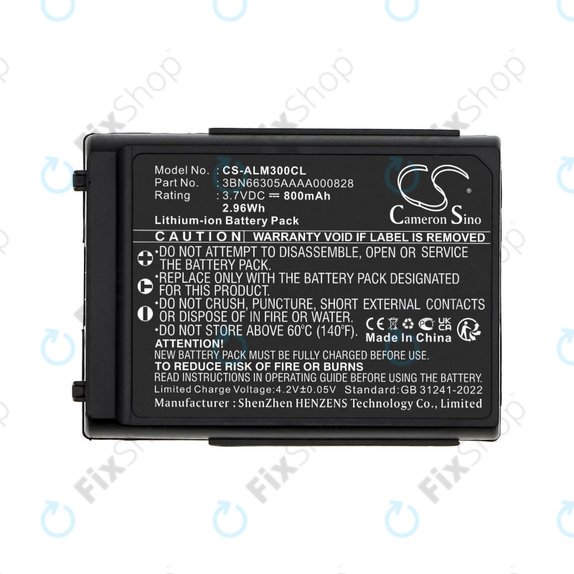 Batteria per Alcatel Mobile 300, 400 Dect, Mobile Reflexes 300, 400, 3BN66305AAAA000828, Li-Ion, 800mAh, 3.7V, HQ