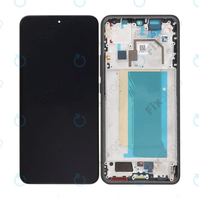 Schermo OLED per Xiaomi 13T, 13T Pro, Black, Vetro touch con cornice